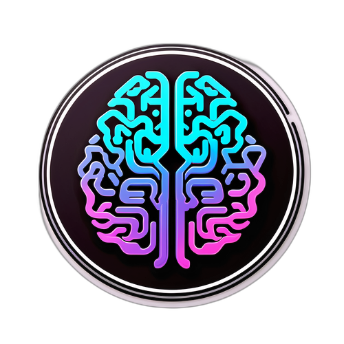 Stiker Otak AI
