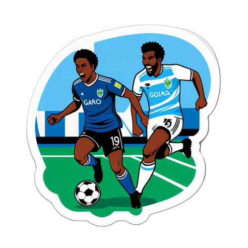 A partida de futebol entre Goiás e Remo