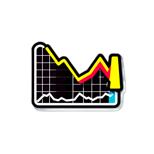 주식 시장 상승 화살표 스티커