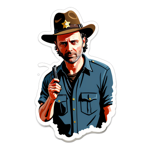 Andrew Lincoln som Rick Grimes fra 'The Walking Dead'