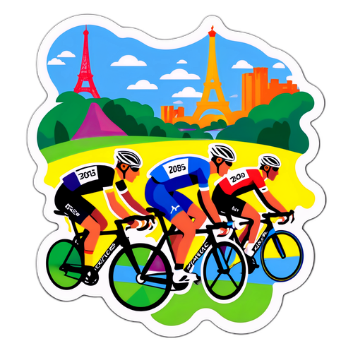 Dynamisk klistremerke for Tour de France 2025