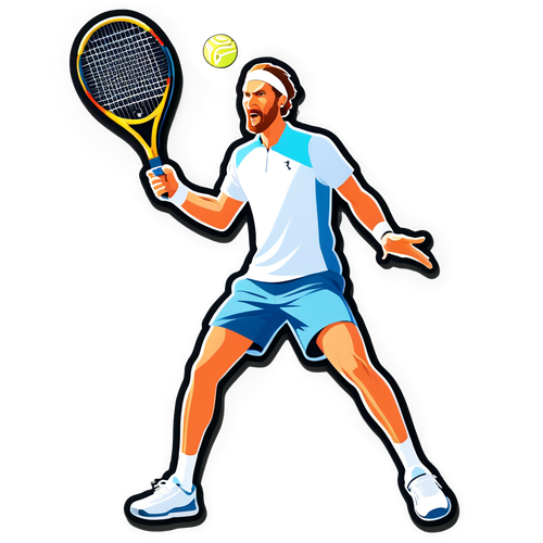 Holger Rune Tennis Sticker