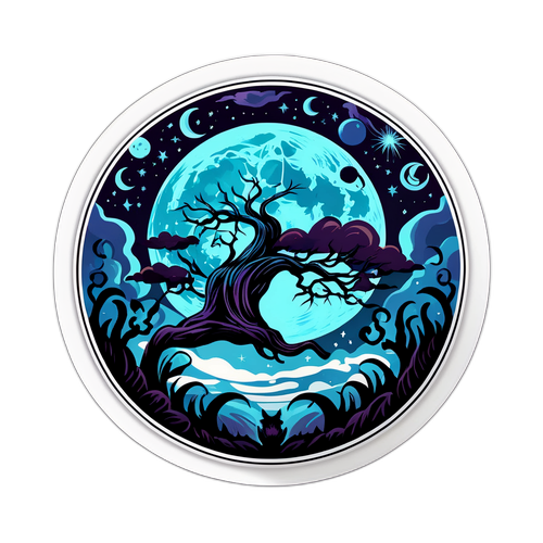 Magischer Oktober-Vollmond