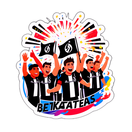 Beşiktaş-supportere som heier