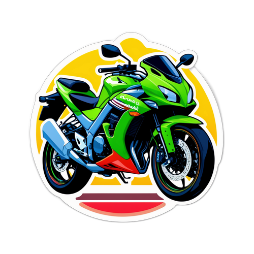 川崎の名所と特産をイラストで紹介するカラフルステッカー