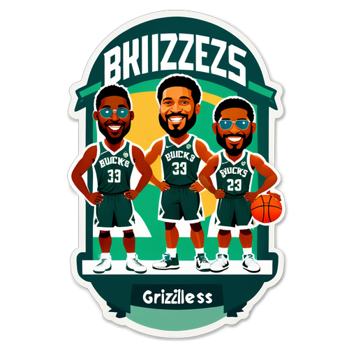 Isang Illustrated na Scoreboard ng Bucks vs Grizzlies