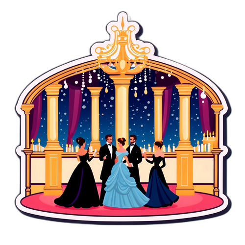 Elegáns viktoriánus stílusú bálterem