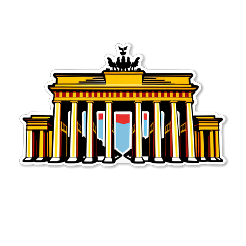 Eindringliche Farben: Das Brandenburger Tor erstrahlt zur Feier des Tags der Deutschen Einheit!