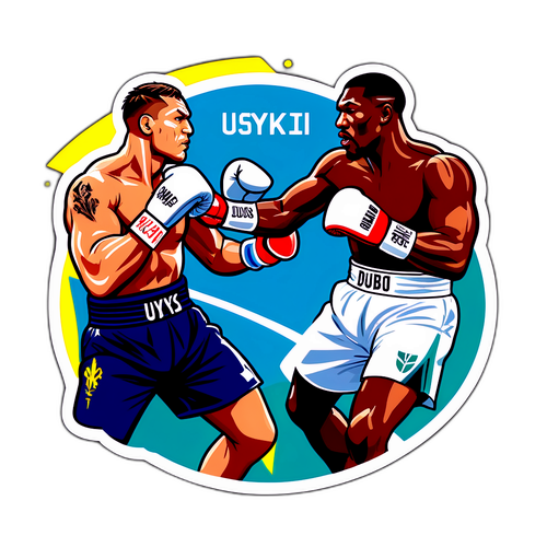 Usyk vs Dubois - voimakkaat lyönnit ja joukkueen värit