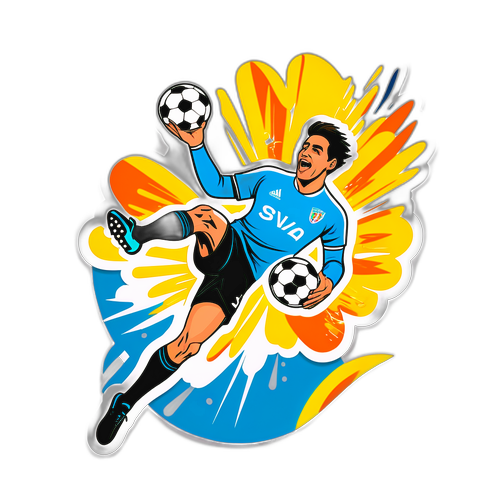 Félix Torres fazendo uma defesa impressionante