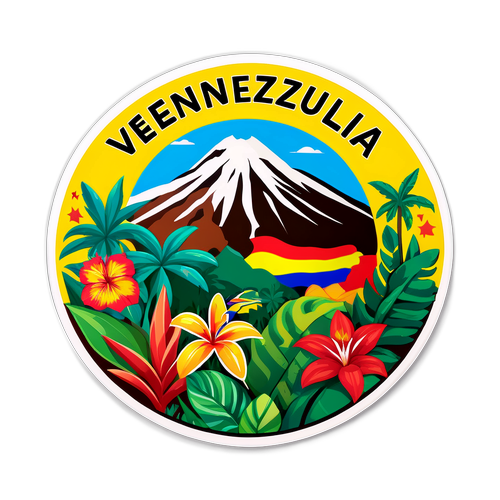 Vacker natur i Venezuela