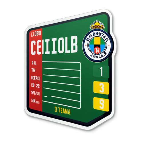 Sticker Serie B Classifica