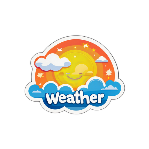 Sticker Mặt Trời Vui Vẻ