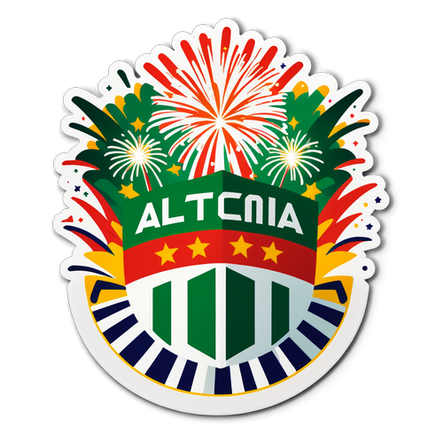 ¡Fuegos Artificiales y Pasión Desbordante! Celebra el Orgullo del Atlético Nacional con Esta Épica Etiqueta