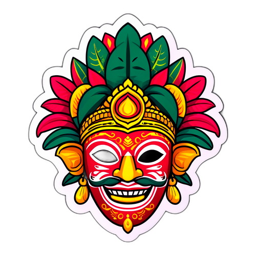 Kulturel klistermærke fra Sri Lanka