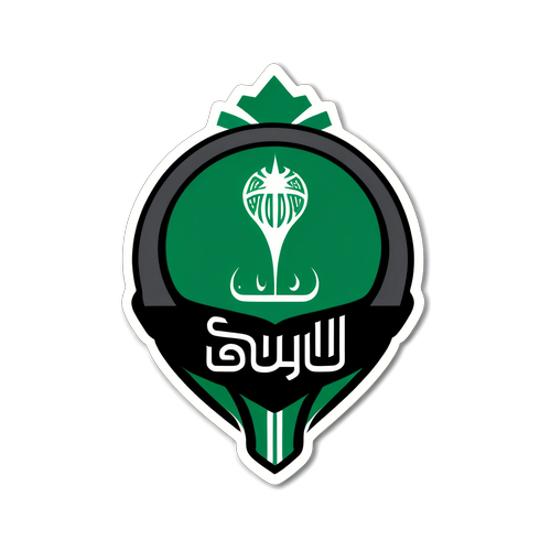 Nowoczesny emblemat Ligi Saudyjskiej