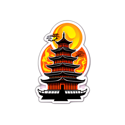 少林寺塔与和尚形象