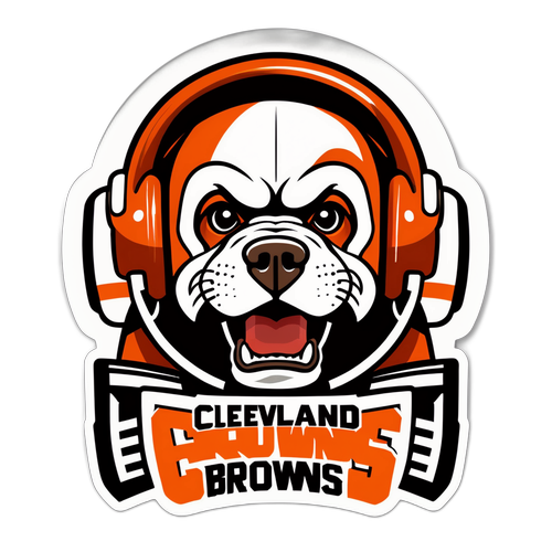 Cleveland Browns Dawg Pound Sticker
