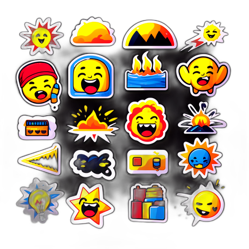 İzmir Enerji Kesintisinde Eğlenceli Anlar Sticker Tasarımı