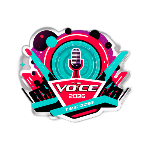 Innovativ klistremerke for 'The Voice 2026'