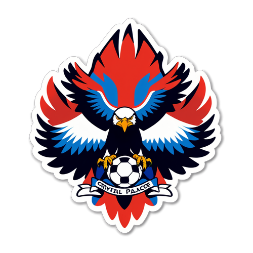 Thiết kế nhãn dán biểu tượng Crystal Palace