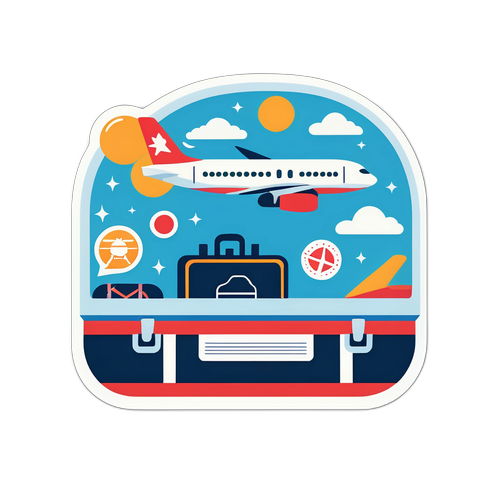 यात्रा की स्थिति स्टिकर