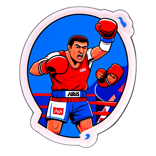 Autocollant humoristique d'Abus Magomedov