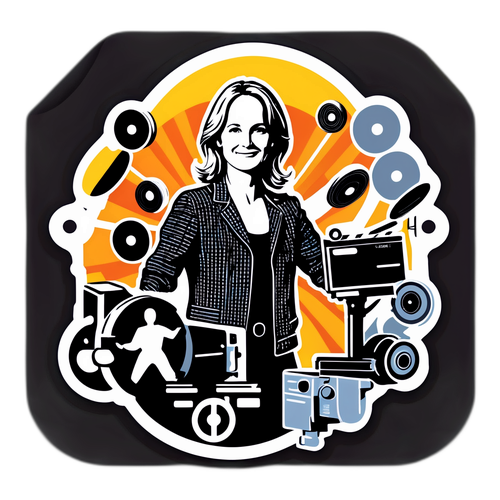 Autocollant artistique de Helen Hunt