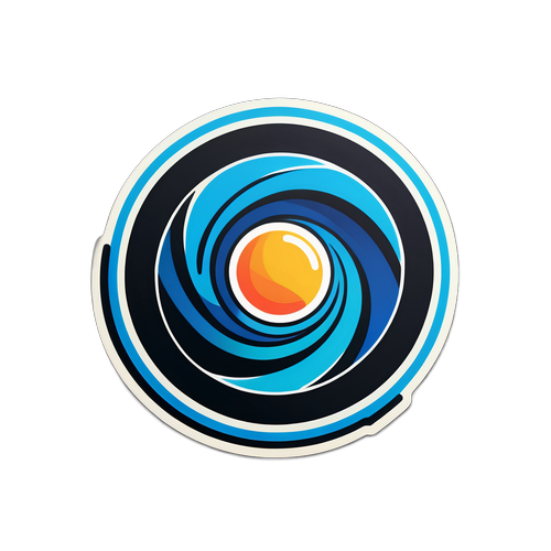 리플의 디지털 자산 혁신을 상징하는 스티커