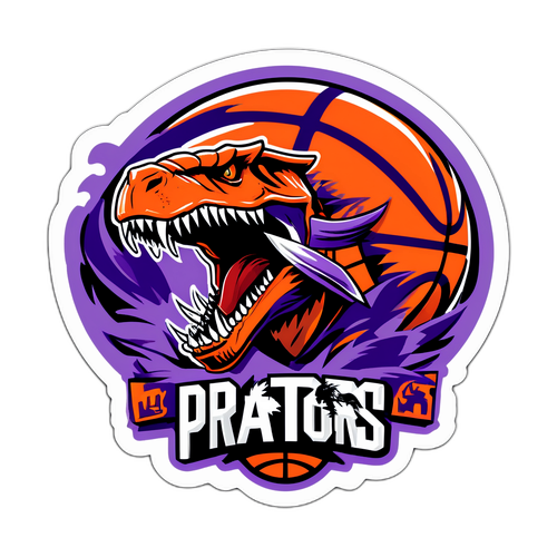 Spurs vs Raptors Sticker