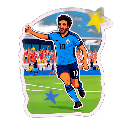 Omar Marmoush Doelviering Sticker