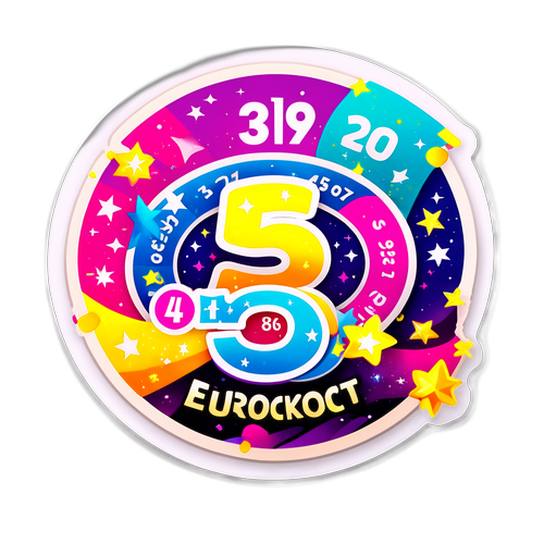 Eurojackpot-Vinnende Klistermerke