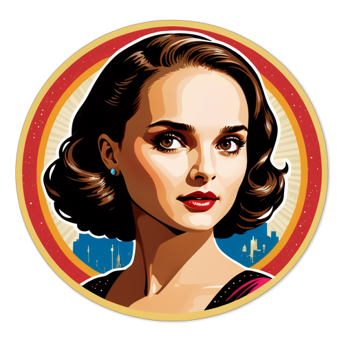 Natalie Portman w stylu retro