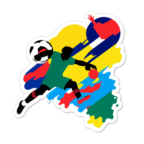Minimalist Soccer Clash Scene