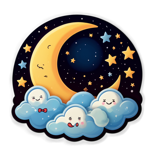 Cozy Bedtime Sleep Tight Sticker