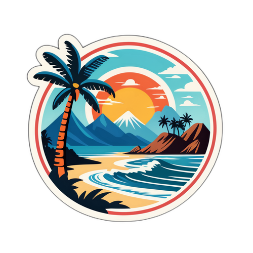 Peisaj retro din Guam, nostalgia vacanței