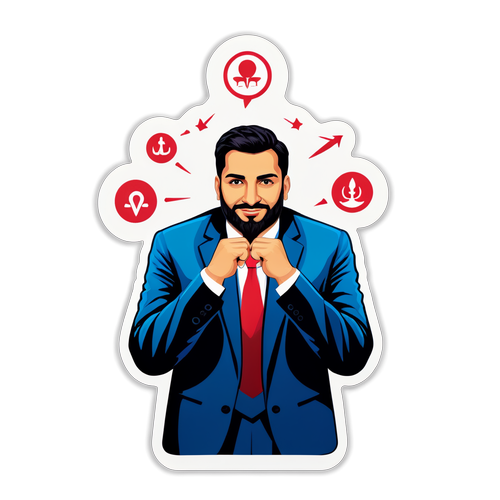 Stratejik Düşünme Motivasyon Sticker'ı