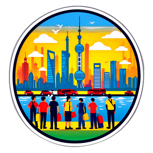 上海浦东撤离活动贴纸