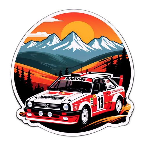 Juha Kankkunen ja Ralliauto