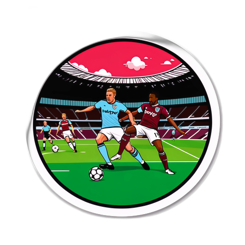 Fotballkamp mellom West Ham og Nottingham Forest