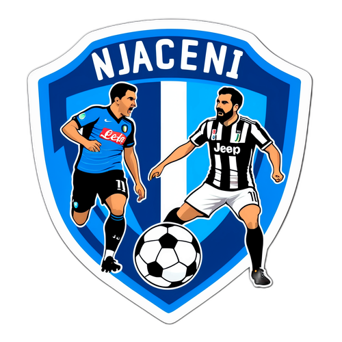 Napoli vs. Juventus Rivaliteit Sticker
