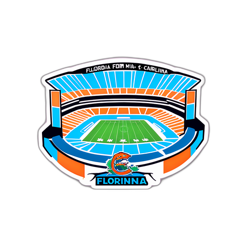 Стикер с прогнозом для команд Флориды и Каролины