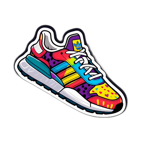 Autocollant de baskets Adidas inspirées par Bad Bunny