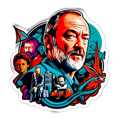 Film Plakat Sticker med Liam Cunningham