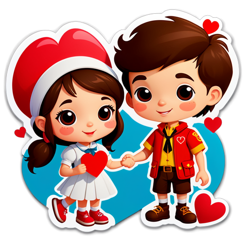 Stiker Romantis 'Love Scout'