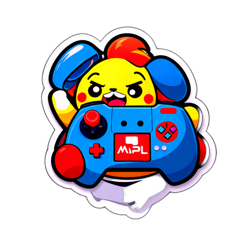 Sticker ng Cute Gaming Mascot para sa MPL PH