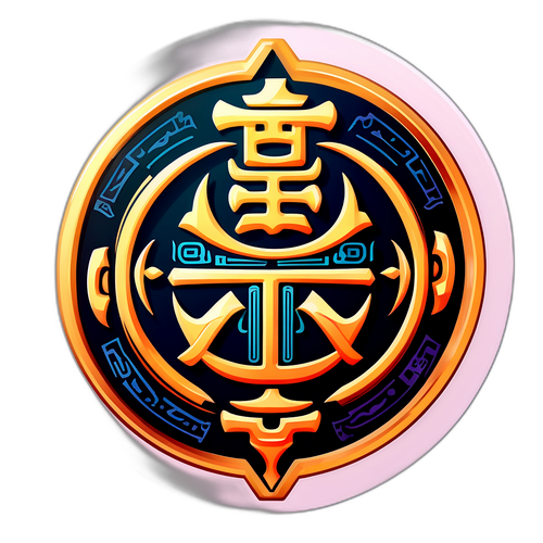 古老甲骨文與現代科技結合的設計