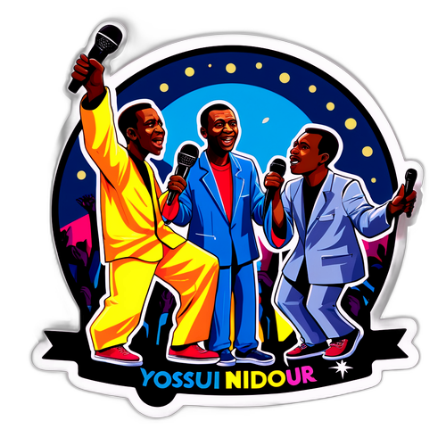 Autocollant inspiré par Youssou Ndour