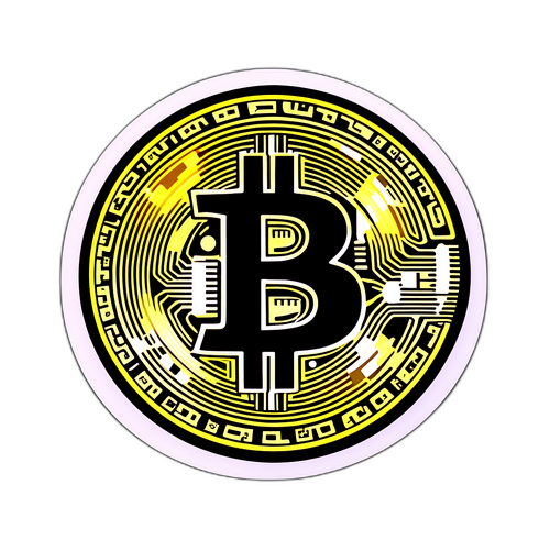 比特幣區塊鏈技術貼紙