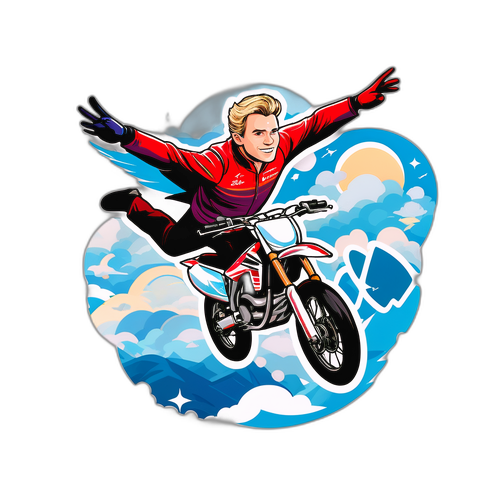 Thomas Morgenstern im eleganten Flug